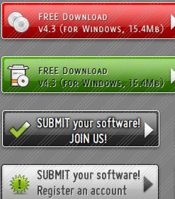 Downloads Red Button Drop Up Button
