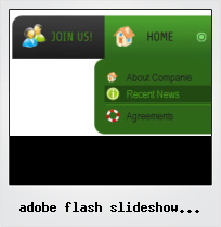 Adobe Flash Slideshow Invisible Button