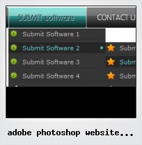 Adobe Photoshop Website Template Animated Buttons Adobe Photoshop Website Template Animated Buttons
