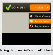 Bring Button Infront Of Flash
