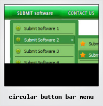 Circular Button Bar Menu