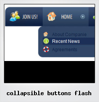 Collapsible Buttons Flash