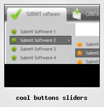 Cool Buttons Sliders