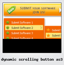 Dynamic Scrolling Button As3