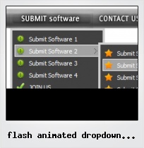 Flash Animated Dropdown Button Script Sample Flash Animated Dropdown Button Script Sample
