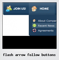 Flash Arrow Follow Buttons Flash Arrow Follow Buttons