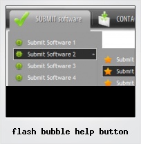 Flash Bubble Help Button Flash Bubble Help Button