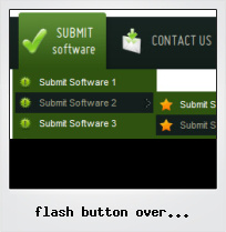 Flash Button Over Animation Templates