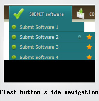 Flash Button Slide Navigation