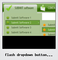 Flash Dropdown Button Tutorial Free Fla