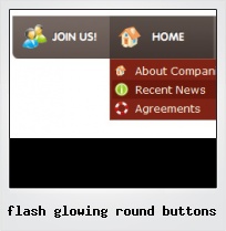 Flash Glowing Round Buttons Flash Glowing Round Buttons