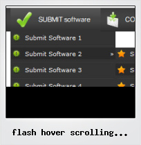 Flash Hover Scrolling Button Tutorial