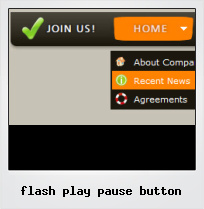 Flash Play Pause Button