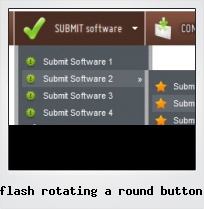 Flash Rotating A Round Button
