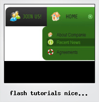 Flash Tutorials Nice Round Button