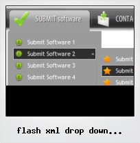Flash Xml Drop Down Buttons Tutorial