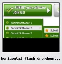 Horizontal Flash Dropdown Button