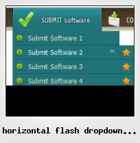 Horizontal Flash Dropdown Button Tutorial