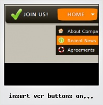 Insert Vcr Buttons On Flash Slide