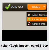Make Flash Button Scroll Bar