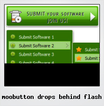 Moobutton Drops Behind Flash