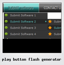 Play Button Flash Generator