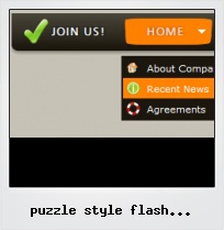 Puzzle Style Flash Buttons Examples Puzzle Style Flash Buttons Examples