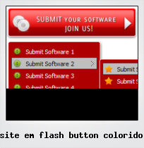 Site Em Flash Button Colorido