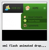 Xml Flash Animated Drop Down Buttons Xml Flash Animated Drop Down Buttons